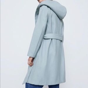 Zara blue trench coat